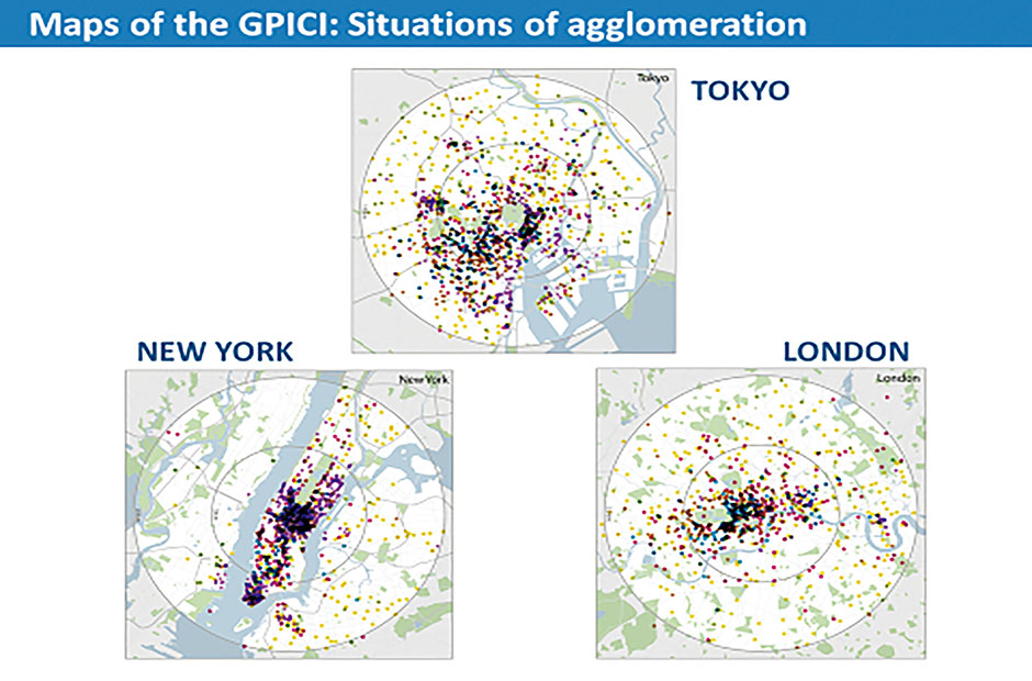 Maps of GPICI